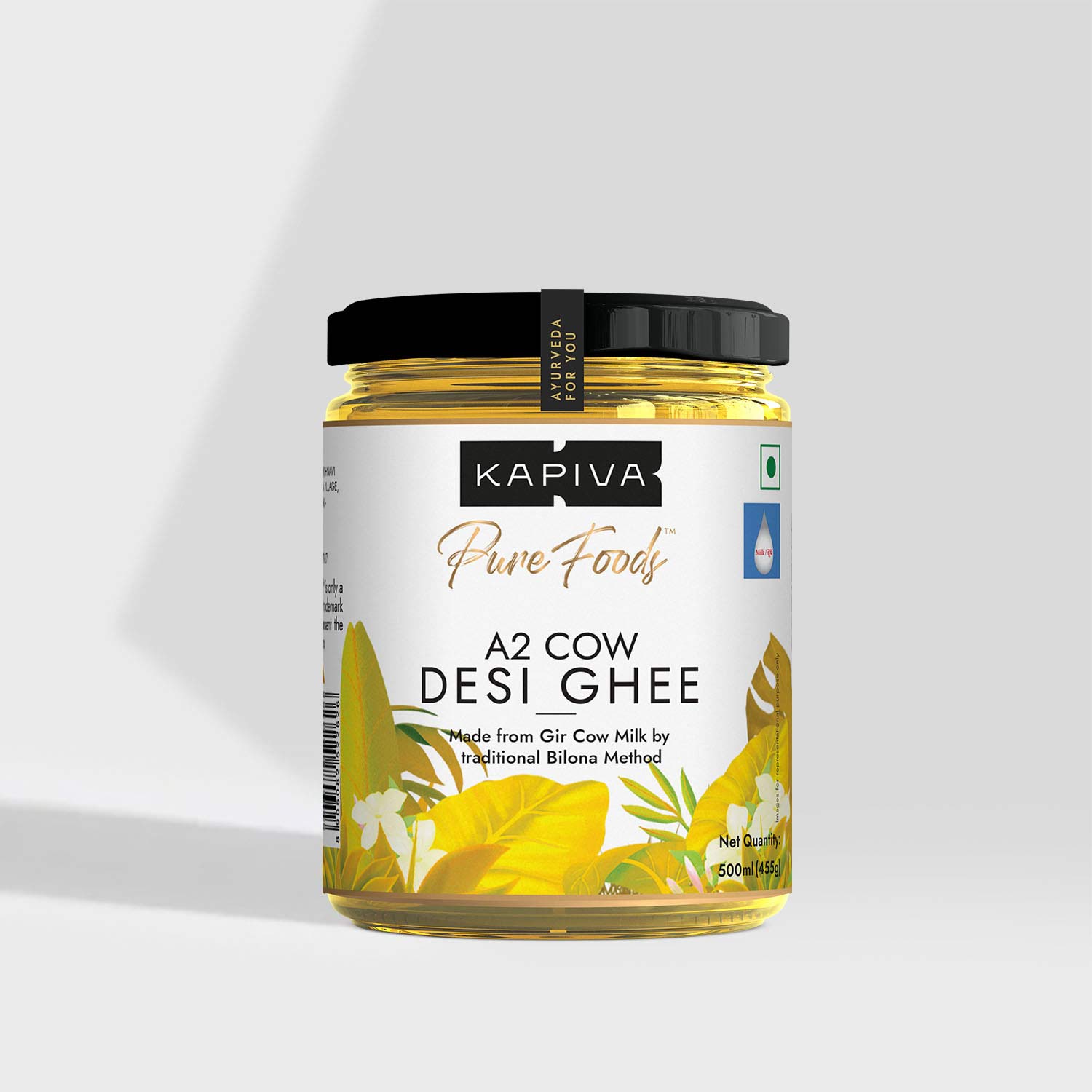 Show details for Kapiva Ayurveda A2 Cow Desi Ghee - 500 ml Picture of Kapiva Ayurveda A2 Cow Desi Ghee - 500 ml