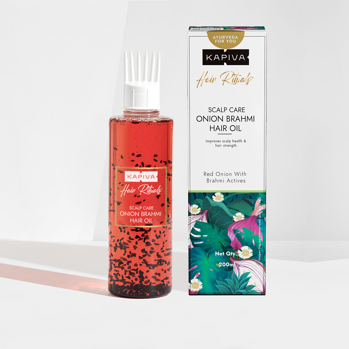 Show details for Kapiva Ayurveda Onion Brahmi Hair Oil - 200ml Picture of Kapiva Ayurveda Onion Brahmi Hair Oil - 200ml