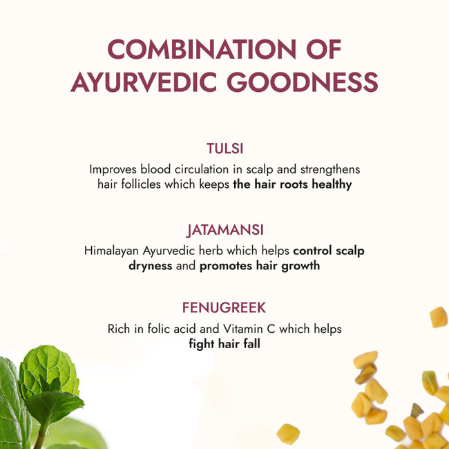 Picture of Kapiva Ayurveda Hair Nourishment Combo - Hair Care Juice & Bhringraj Oil & Tulsi Hair Regrowth Serum