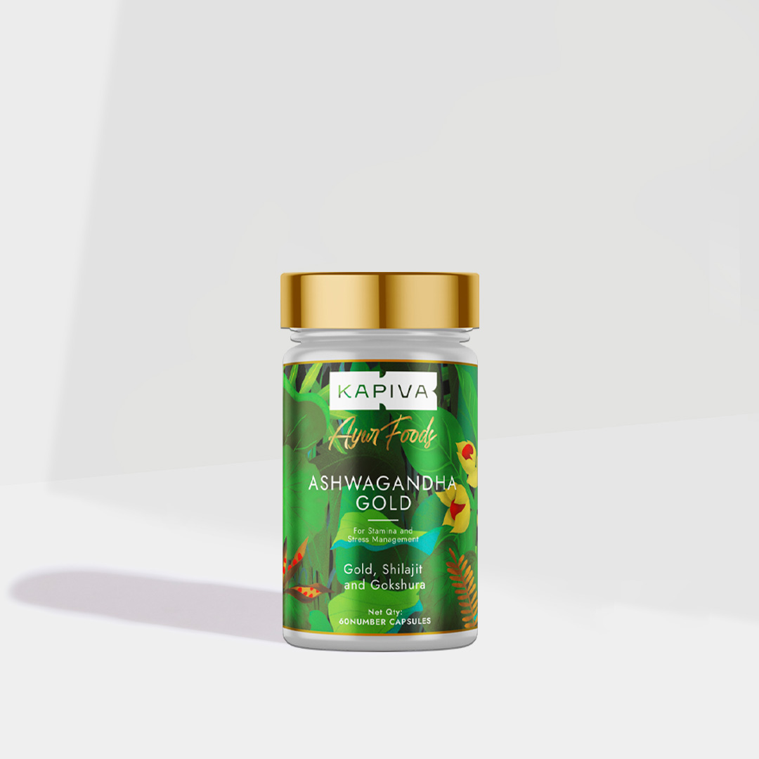 Show details for Kapiva Ayurveda Ashwagandha Gold Capsules - 60 Caps Picture of Kapiva Ayurveda Ashwagandha Gold Capsules - 60 Caps