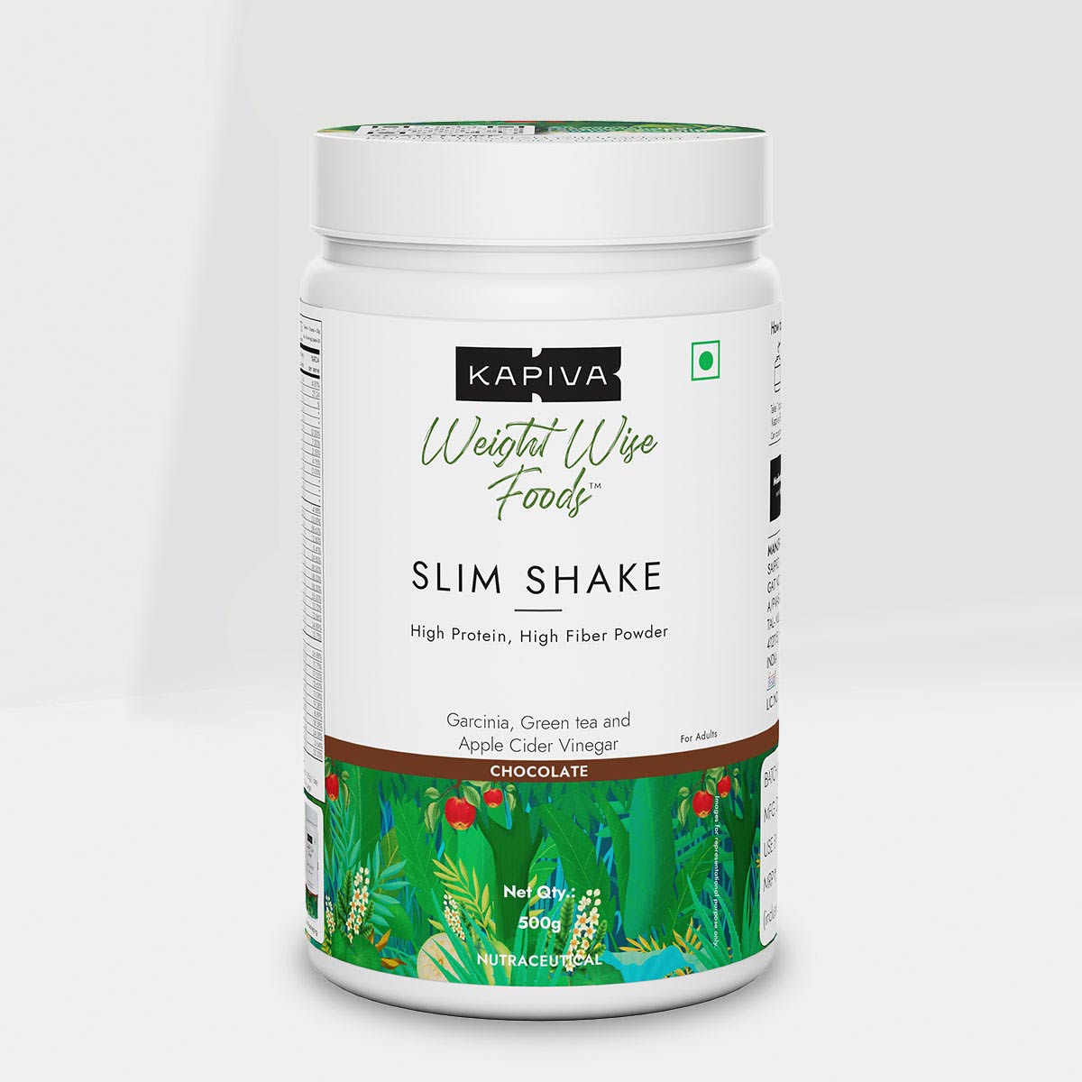 Picture of Kapiva Ayurveda Meal Replacement Slim Shake Chocolate - 500g