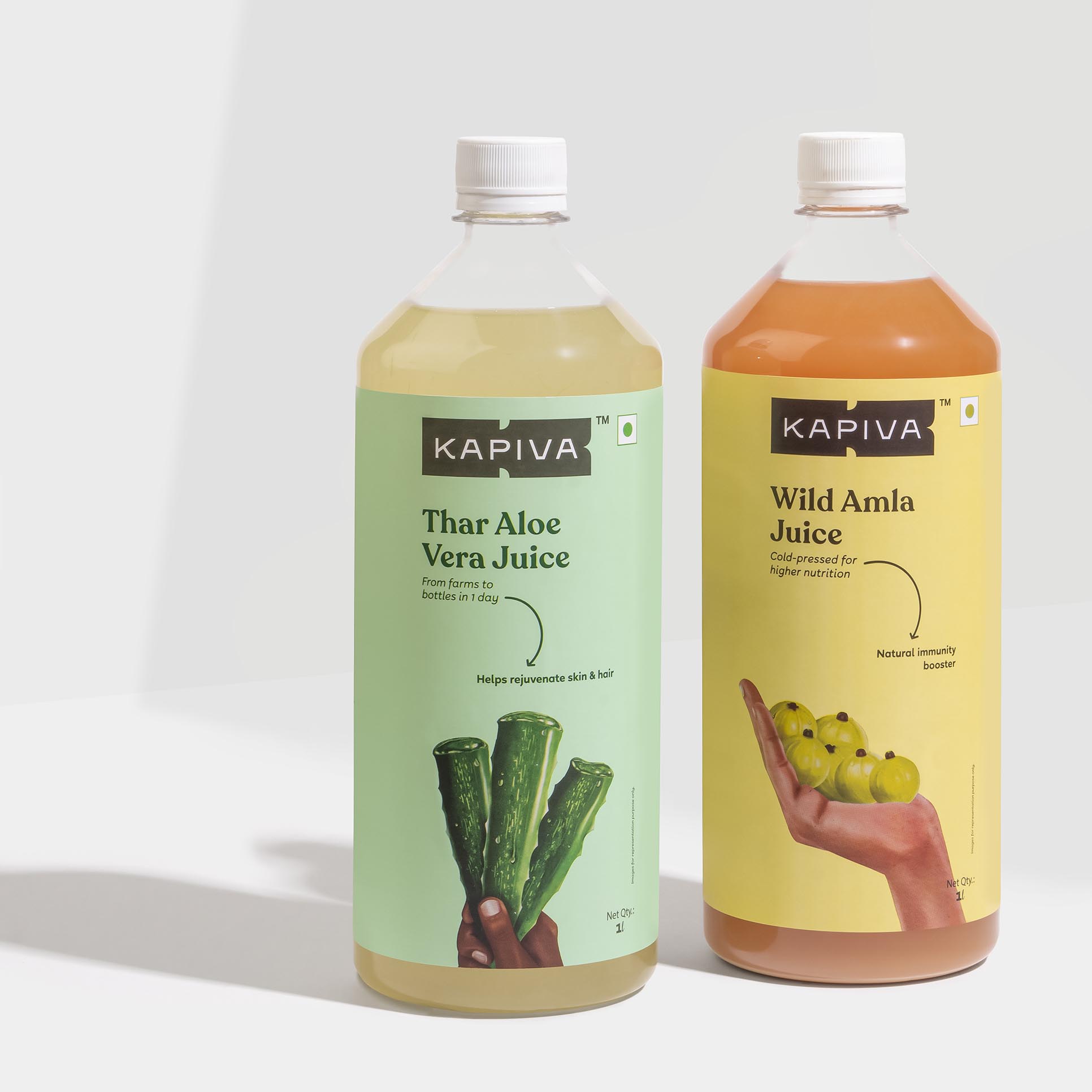 Show details for Kapiva Ayurveda Aloe Juice 1L + Amla Juice 1L Picture of Kapiva Ayurveda Aloe Juice 1L + Amla Juice 1L