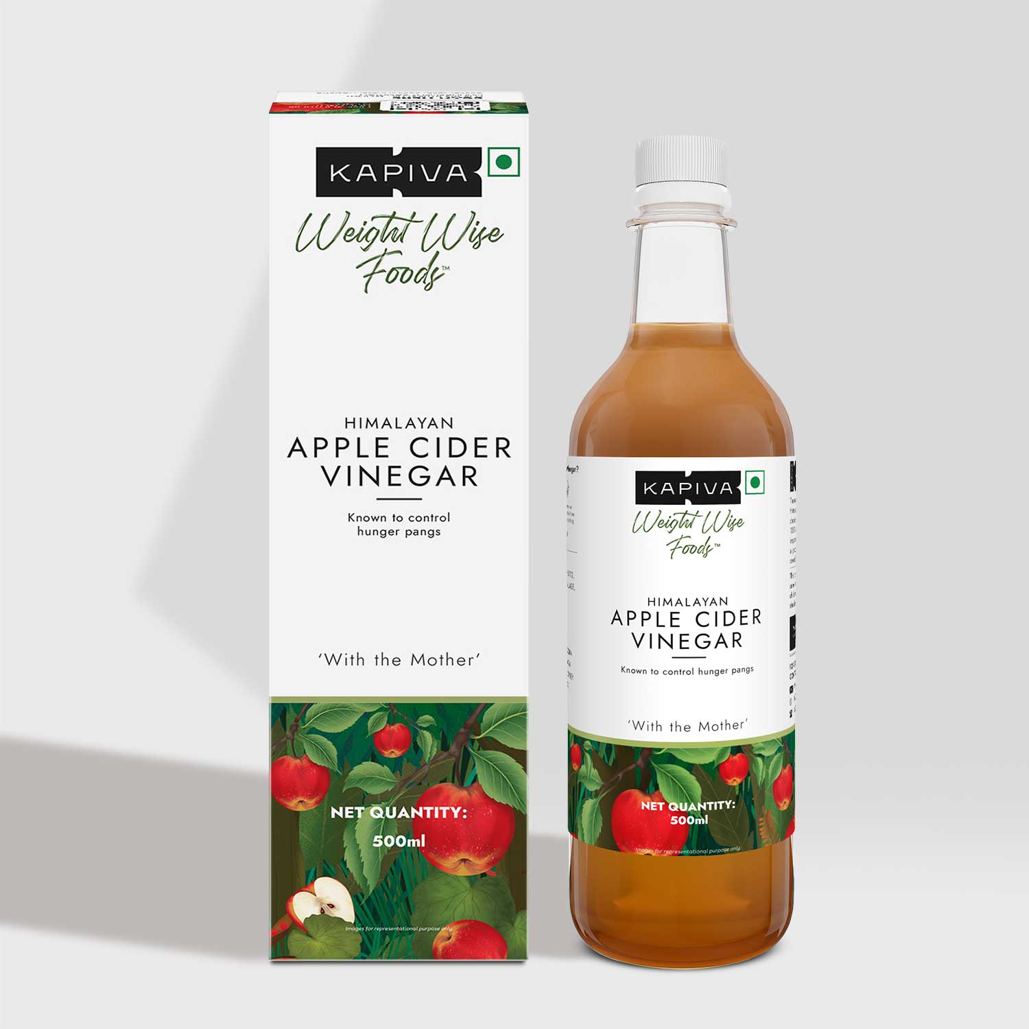 Show details for Kapiva Ayurveda Apple Cider Vinegar - 500ml Picture of Kapiva Ayurveda Apple Cider Vinegar - 500ml