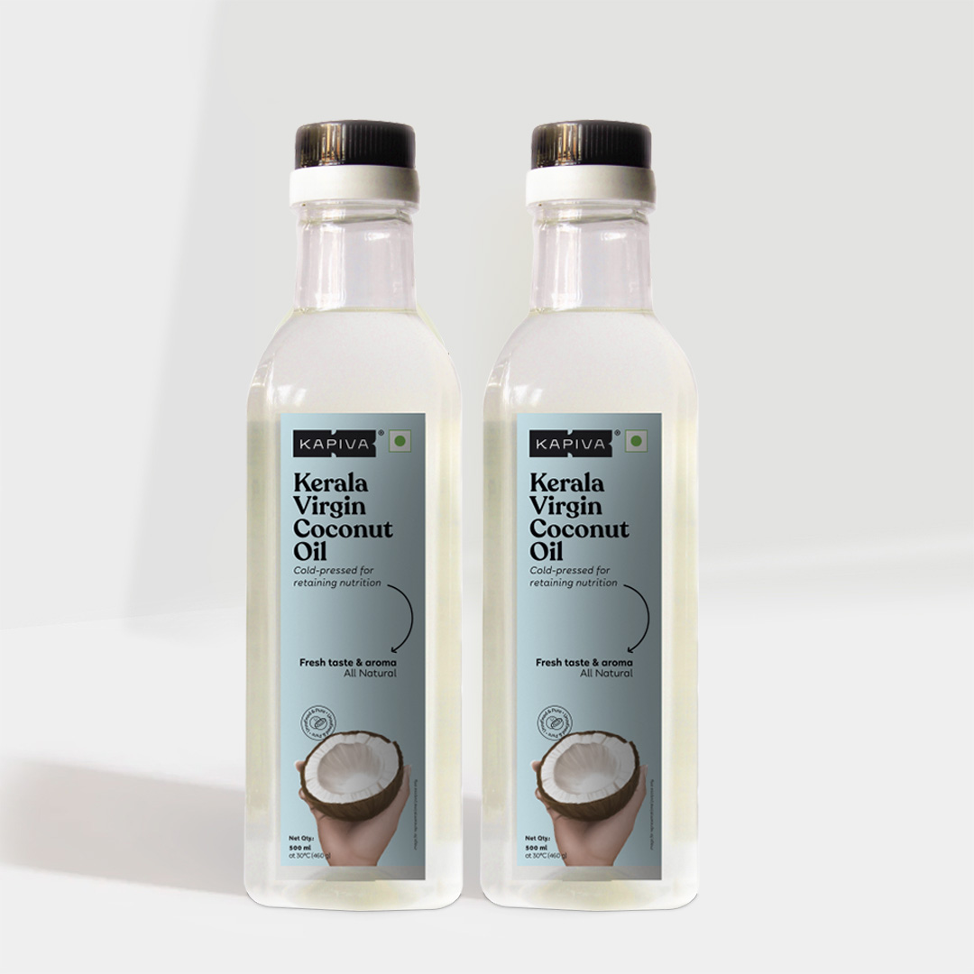 Show details for Kapiva Ayurveda Virgin Cold-Pressed Coconut Oil 500 ML ( pack of 2 ) Picture of Kapiva Ayurveda Virgin Cold-Pressed Coconut Oil 500 ML ( pack of 2 )