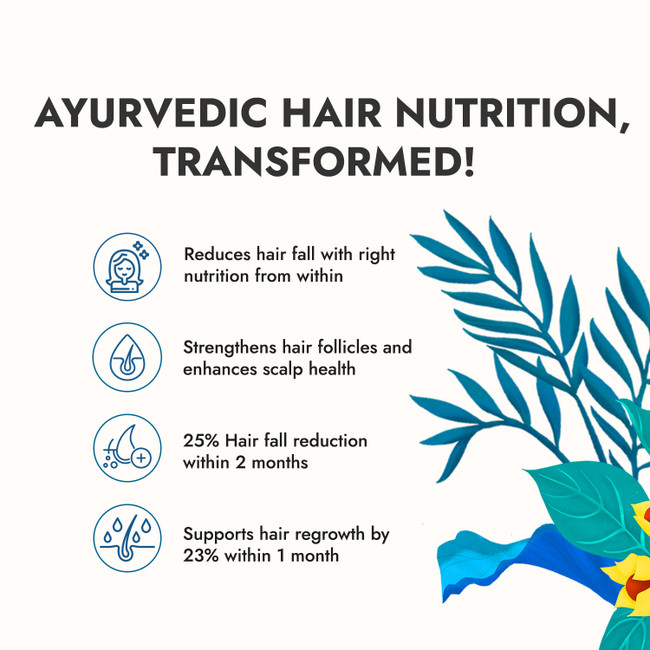 Picture of Kapiva Ayurveda Hair Care Juice 1L & Tulsi Anti-Hairfall Oil 200 ml - Combo