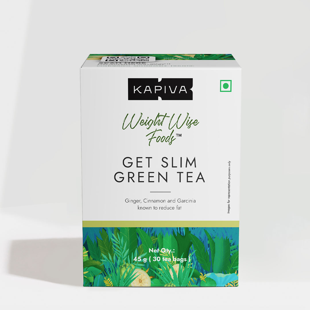 Show details for Kapiva Ayurveda Get Slim Green Tea 45g - 30 Tea Bags Picture of Kapiva Ayurveda Get Slim Green Tea 45g - 30 Tea Bags