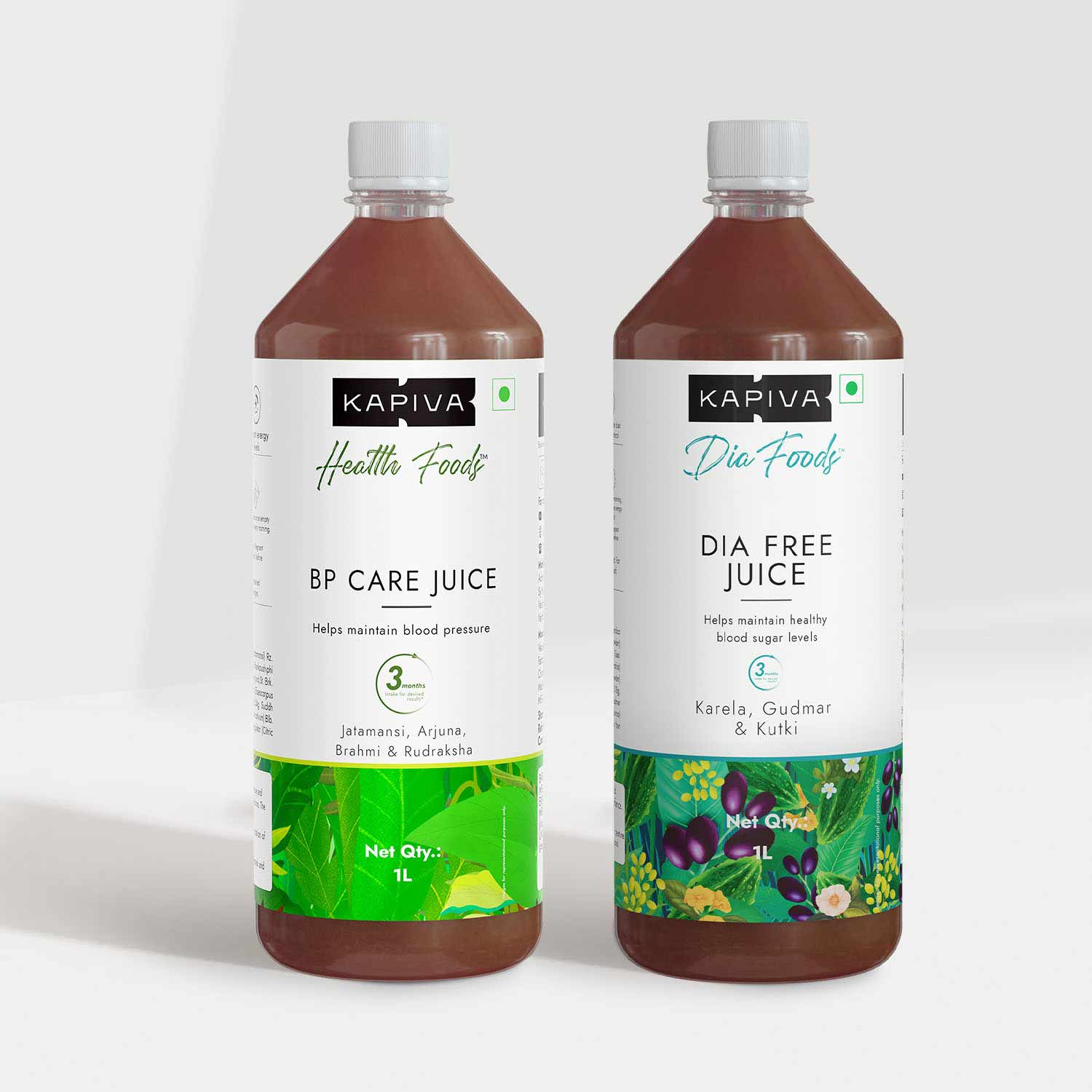 Show details for Kapiva Ayurveda Dia Free Juice & BP Care Juice Combo - 1L+1L Picture of Kapiva Ayurveda Dia Free Juice & BP Care Juice Combo - 1L+1L