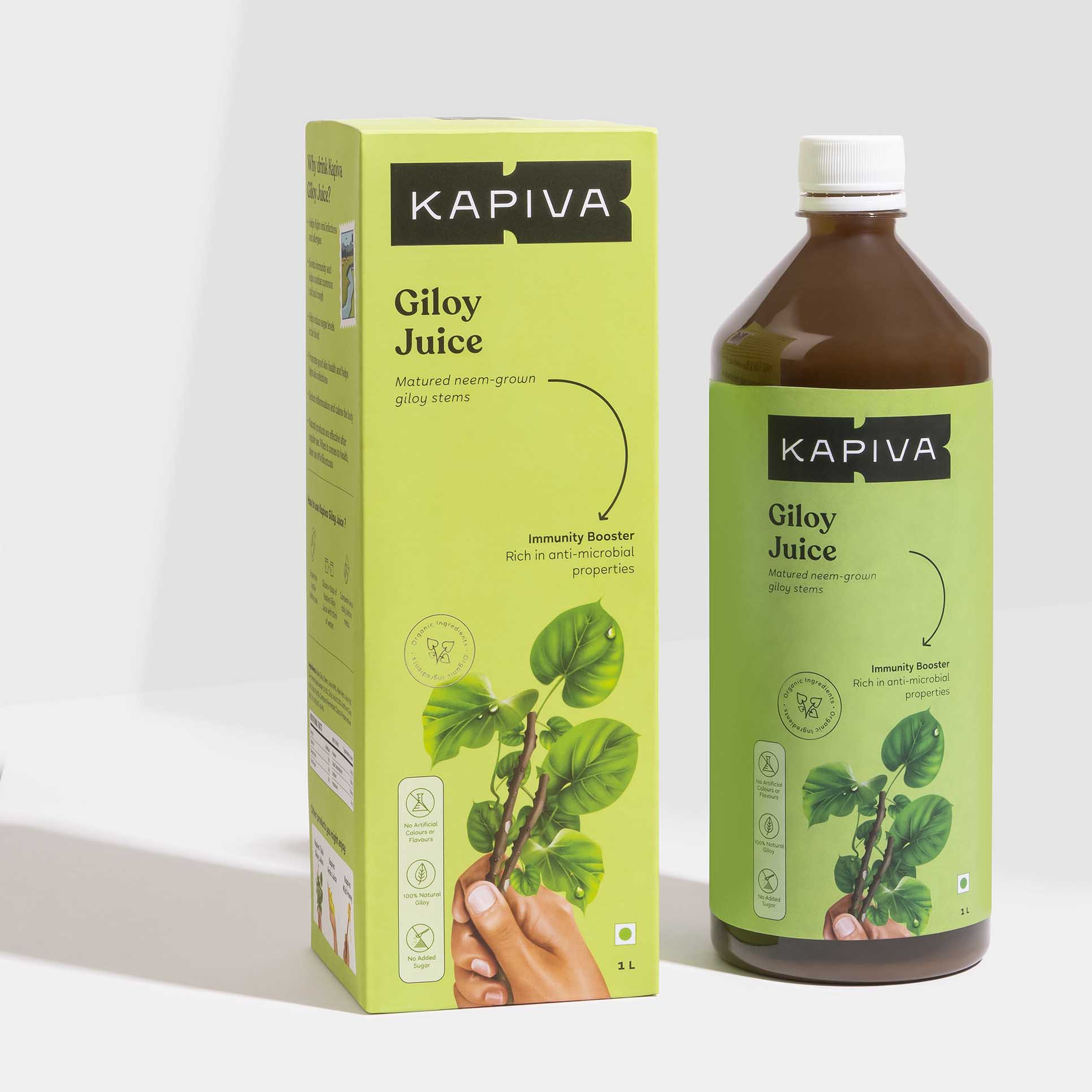 Show details for Kapiva Ayurveda Giloy Juice - 1L Picture of Kapiva Ayurveda Giloy Juice - 1L