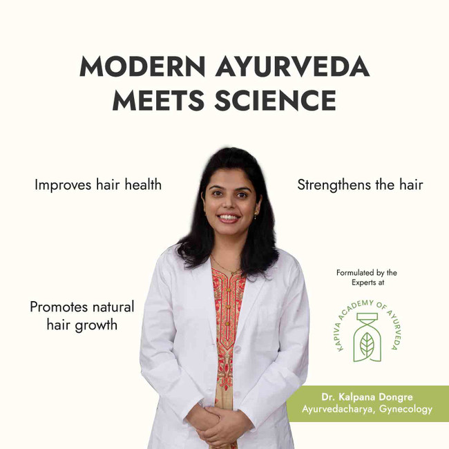 Picture of Kapiva Ayurveda Hair Care Juice 1L + VCO 500 ml