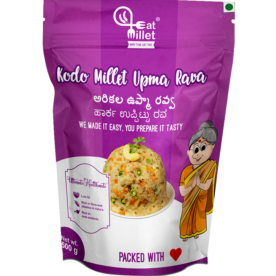 Picture of Eat Millet Kodo Millet Upma Rava - 500 grams 