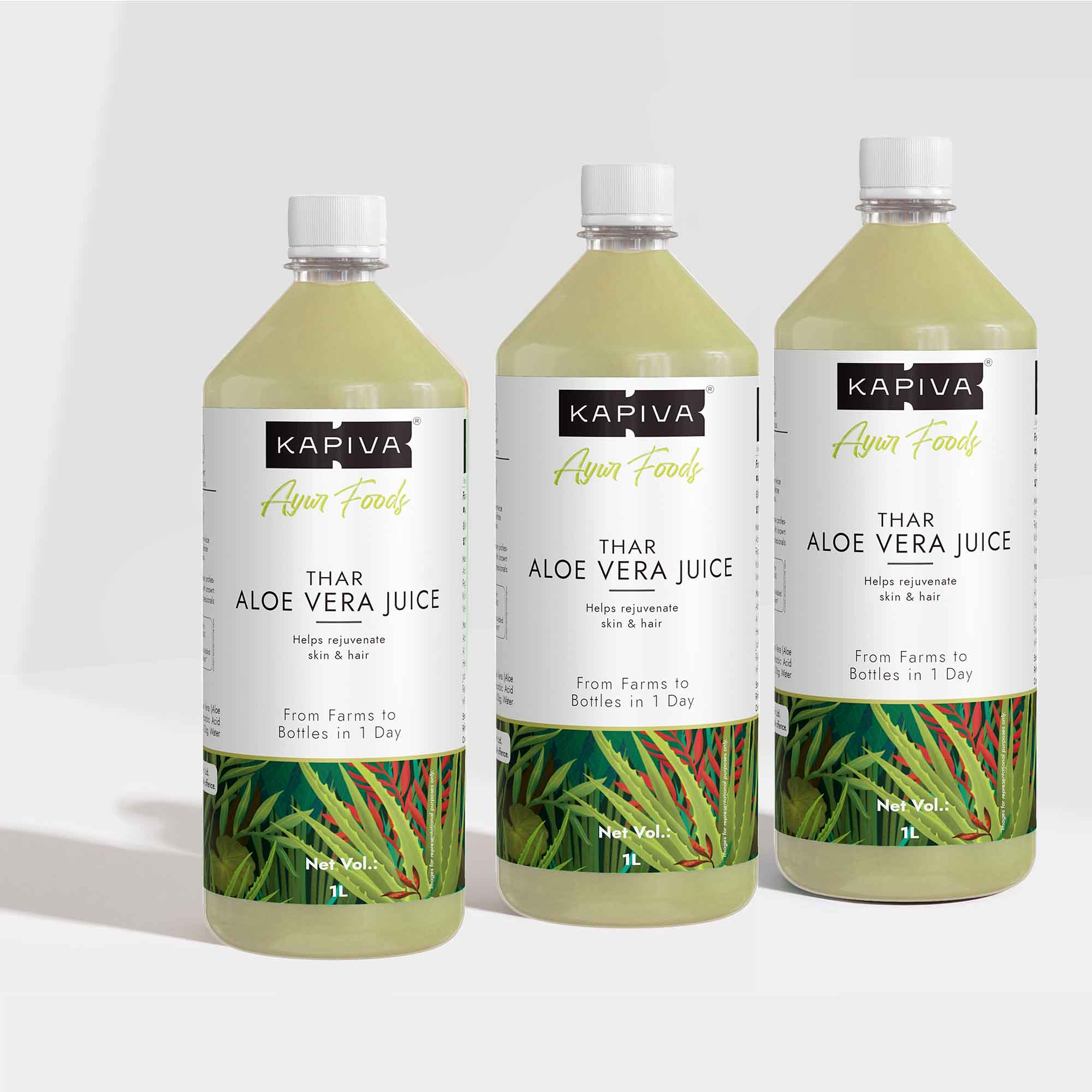 Show details for Kapiva Ayurveda Aloe Vera Juice 1 L (Pack Of 3) Picture of Kapiva Ayurveda Aloe Vera Juice 1 L (Pack Of 3)