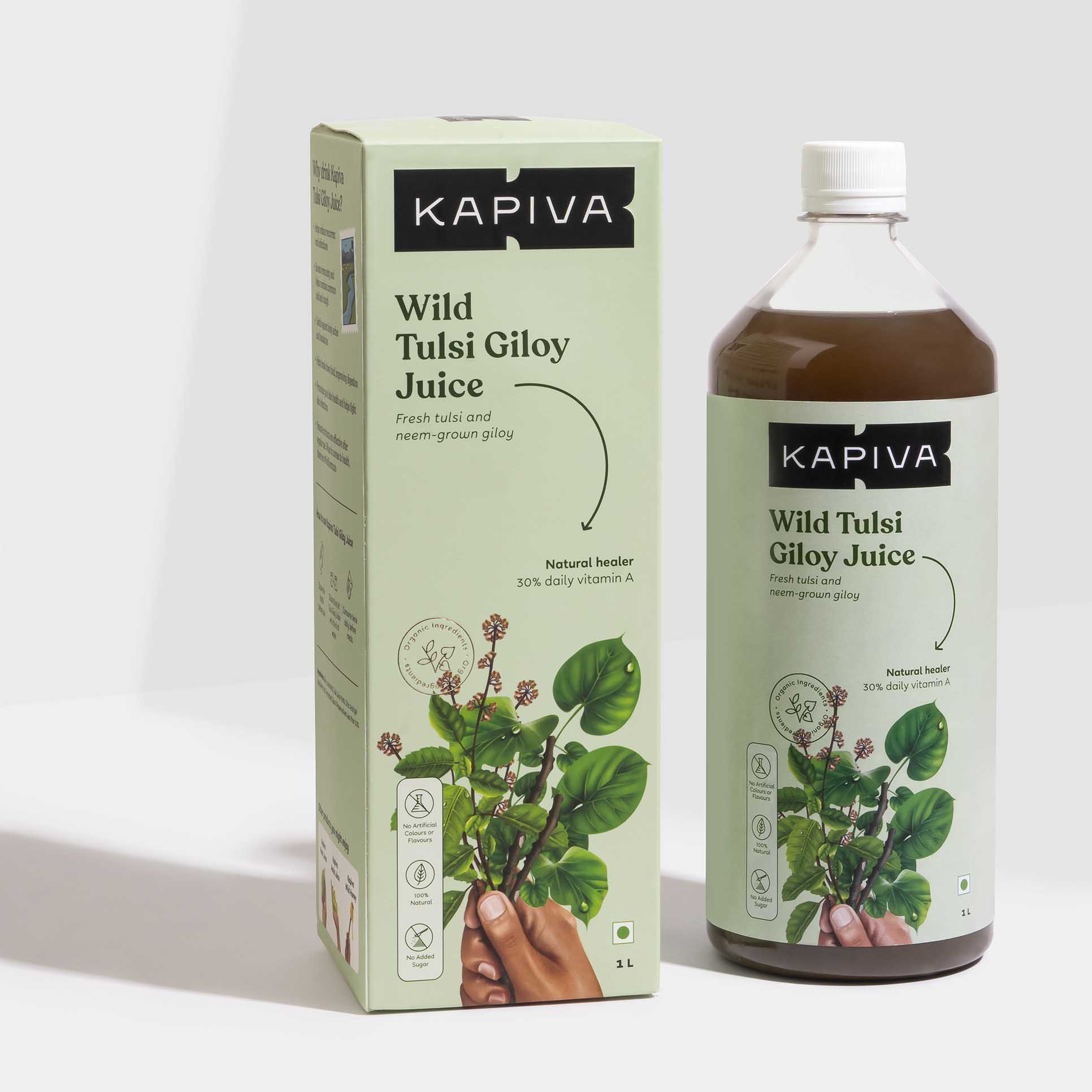 Picture of Kapiva Ayurveda Wild Tulsi Giloy Juice, 1 L