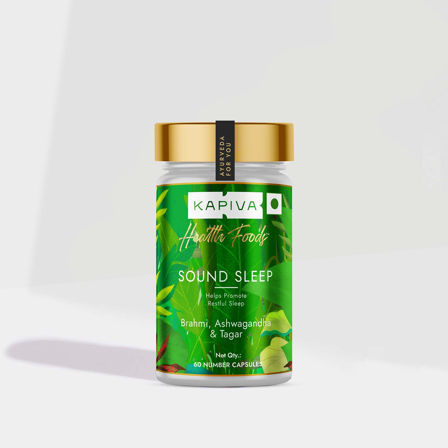 Show details for Kapiva Ayurveda Ashwagandha Sound Sleep Capsules - 60 Caps Picture of Kapiva Ayurveda Ashwagandha Sound Sleep Capsules - 60 Caps