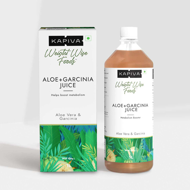 Picture of Kapiva Ayurveda Aloe Garcinia Juice (Metabolism Booster) - 1L
