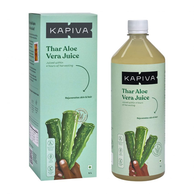 Picture of Kapiva Ayurveda Aloe Juice 1L + Amla Juice 1L