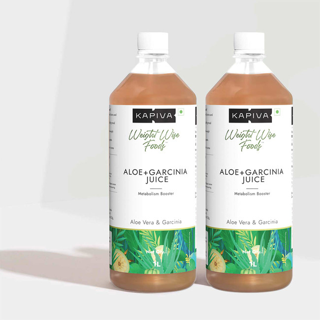 Picture of Kapiva Ayurveda Aloe Garcinia Juice - 1 Month Pack