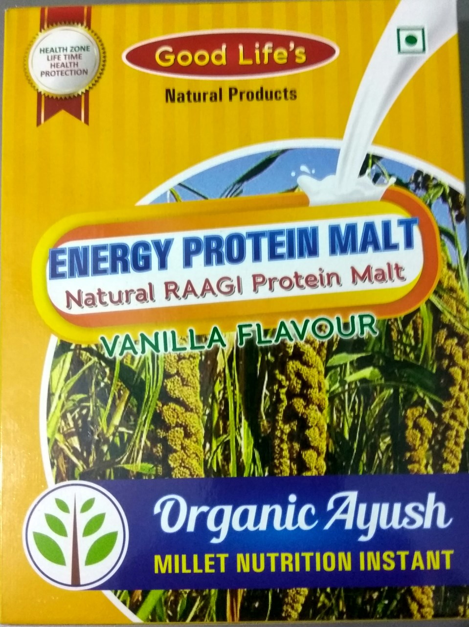 Picture of Natural Raagi protein Malt (Vanilla)