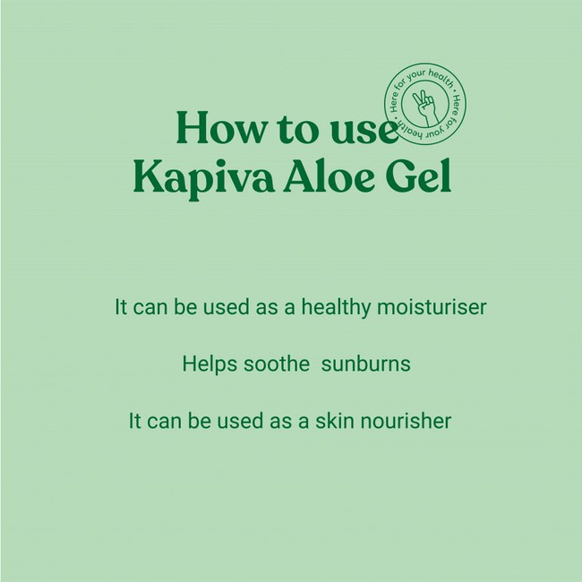 Picture of Kapiva Ayurveda Aloe Vera Skin Gel Power Combo (Pack of 2) - 500 g
