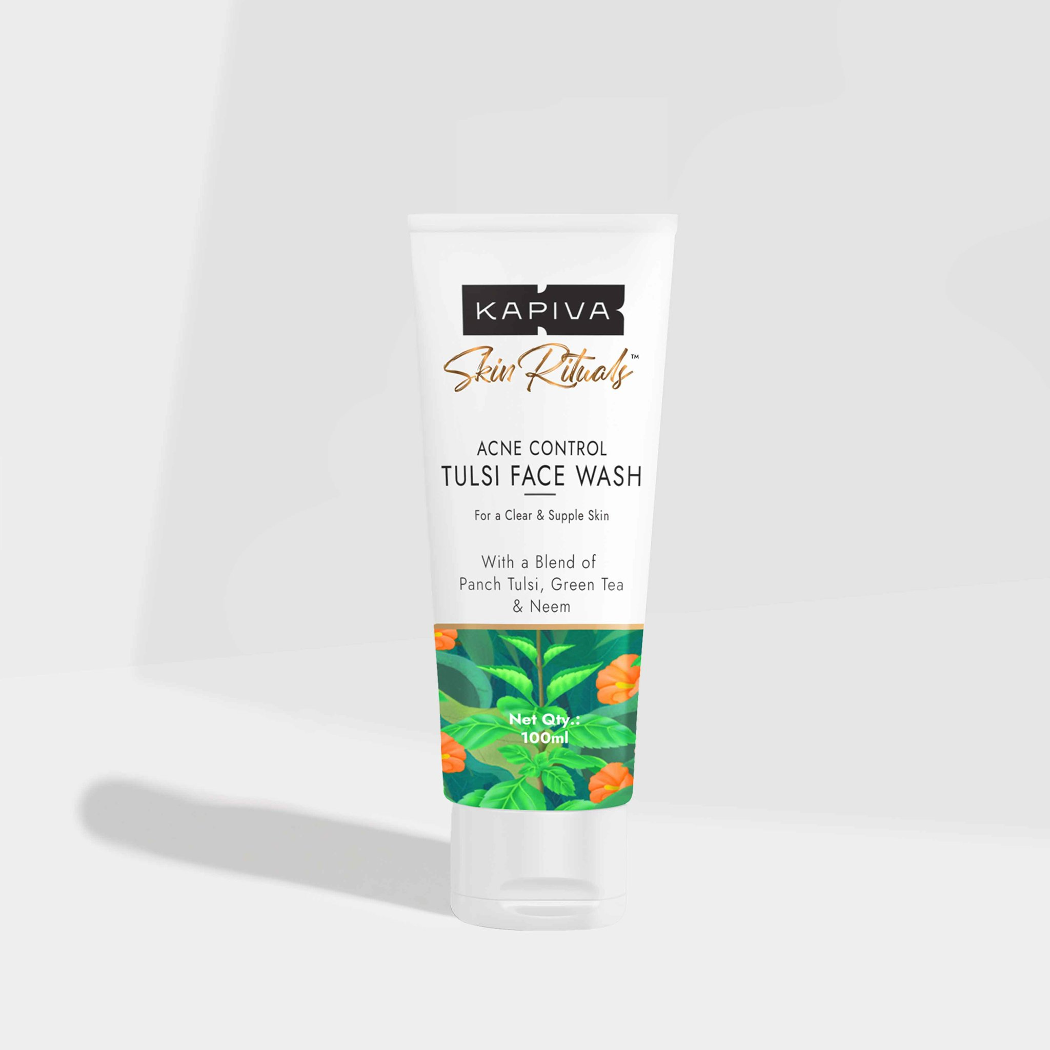 Picture of Kapiva Ayurveda Acne Control Tulsi Face Wash - 100ml