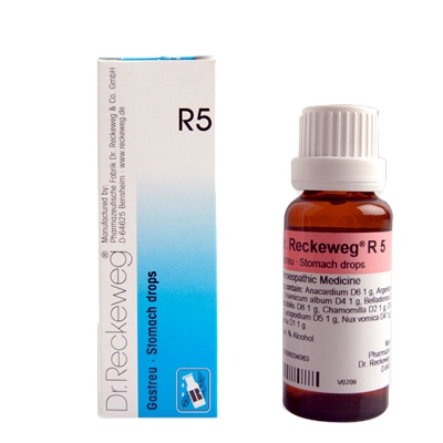 Show details for Dr. Reckeweg R5 22ml Stomach and Digestion Drops Picture of Dr. Reckeweg R5 22ml Stomach and Digestion Drops