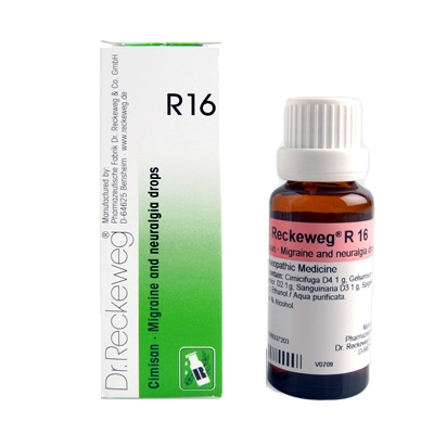 Show details for Dr. Reckeweg R16 22ml Migraine and Headache Drops Picture of Dr. Reckeweg R16 22ml Migraine and Headache Drops