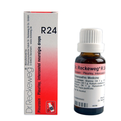 Picture of Dr. Reckeweg R24 22ml Pleurisy, Intercostal Neuralgia Drops