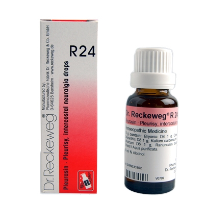 Show details for Dr. Reckeweg R24 22ml Pleurisy, Intercostal Neuralgia Drops Picture of Dr. Reckeweg R24 22ml Pleurisy, Intercostal Neuralgia Drops