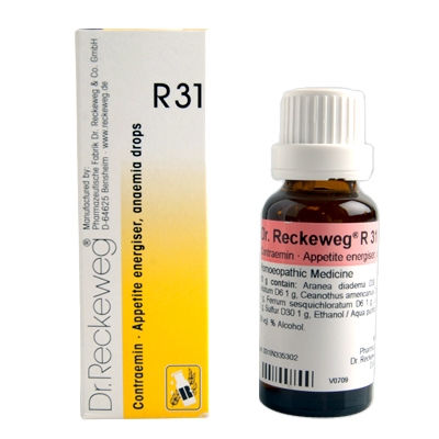 Show details for Dr. Reckeweg R31 22ml Increases Appetite and Blood supply Picture of Dr. Reckeweg R31 22ml Increases Appetite and Blood supply