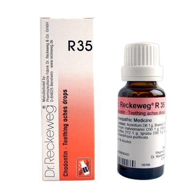 Show details for Dr. Reckeweg R35 22ml Teething Aches Drops Picture of Dr. Reckeweg R35 22ml Teething Aches Drops
