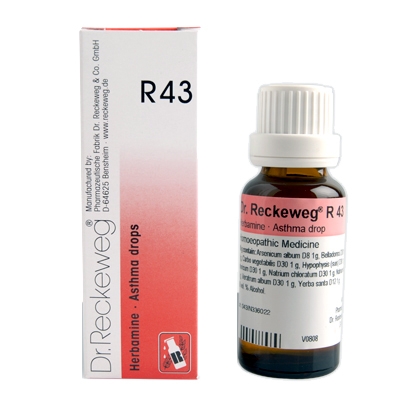 Show details for Dr. Reckeweg R43 22ml Asthma Drops Picture of Dr. Reckeweg R43 22ml Asthma Drops