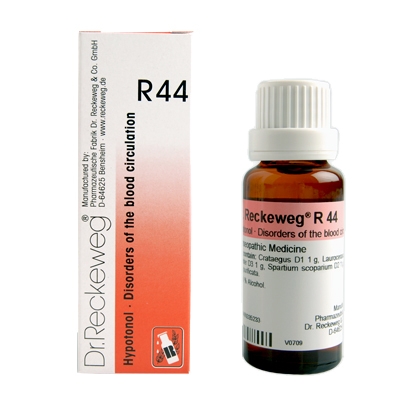 Show details for Dr. Reckeweg R44 22ml Disorders of the Blood Circulation Picture of Dr. Reckeweg R44 22ml Disorders of the Blood Circulation