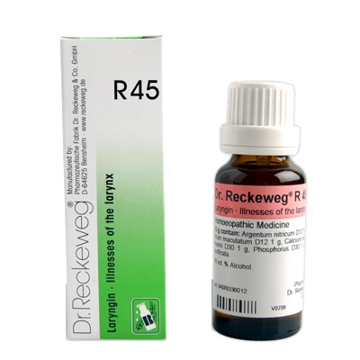 Show details for Dr. Reckeweg R45 22ml illness of the larynx Picture of Dr. Reckeweg R45 22ml illness of the larynx