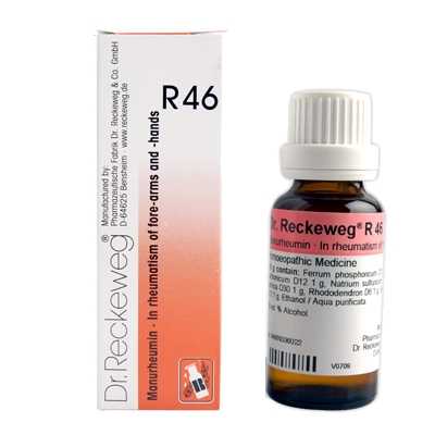 Show details for Dr. Reckeweg R46 22ml Arthritis of fore-arms and hands Picture of Dr. Reckeweg R46 22ml Arthritis of fore-arms and hands