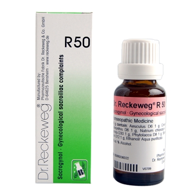 Show details for Dr. Reckeweg R50 22ml Gynae Sacroiliac complaints Picture of Dr. Reckeweg R50 22ml Gynae Sacroiliac complaints