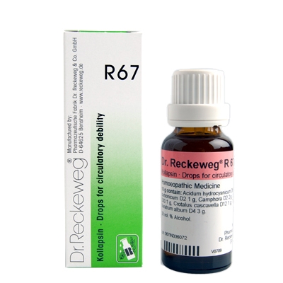 Show details for Dr. Reckeweg R67 22ml Heart Circulatory Debility Drops Picture of Dr. Reckeweg R67 22ml Heart Circulatory Debility Drops
