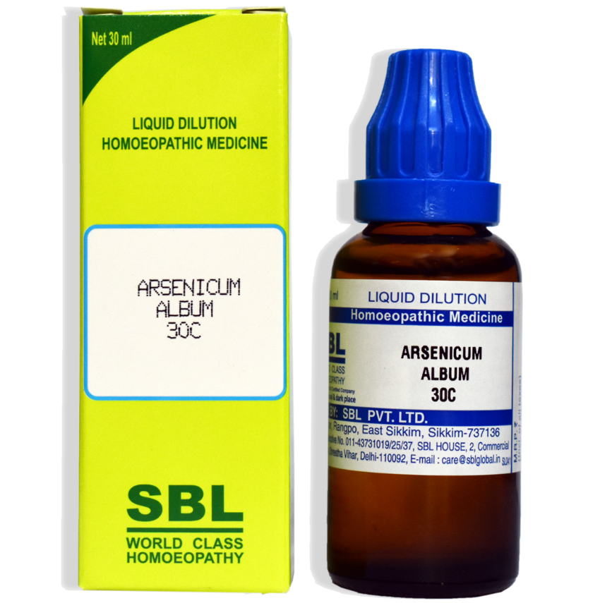 Picture of SBL Homeopathy Arsenicum Album Dilution - 30 ml
