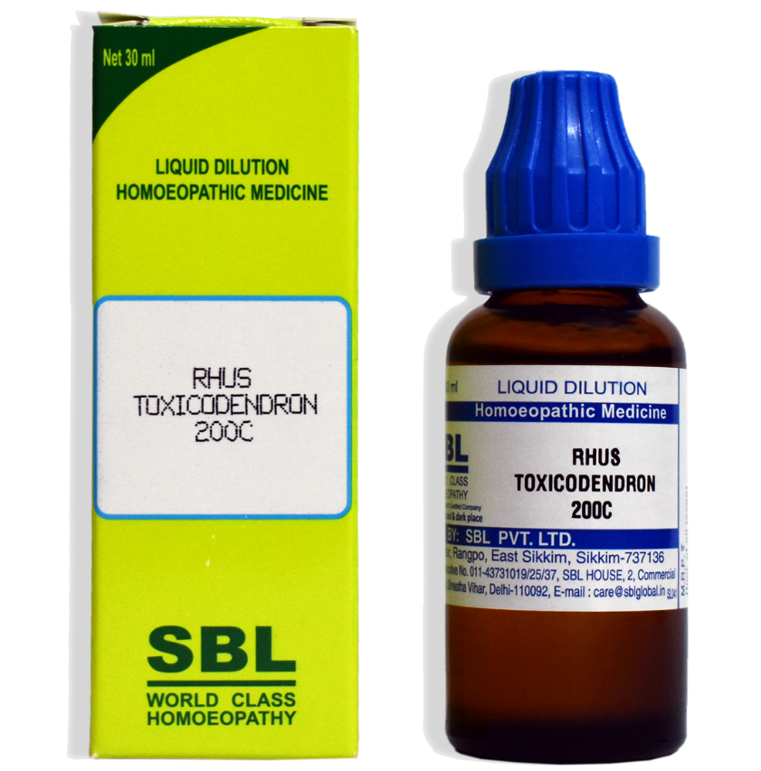 Picture of SBL Homeopathy Rhus Toxicodendron Dilution - 30 ml