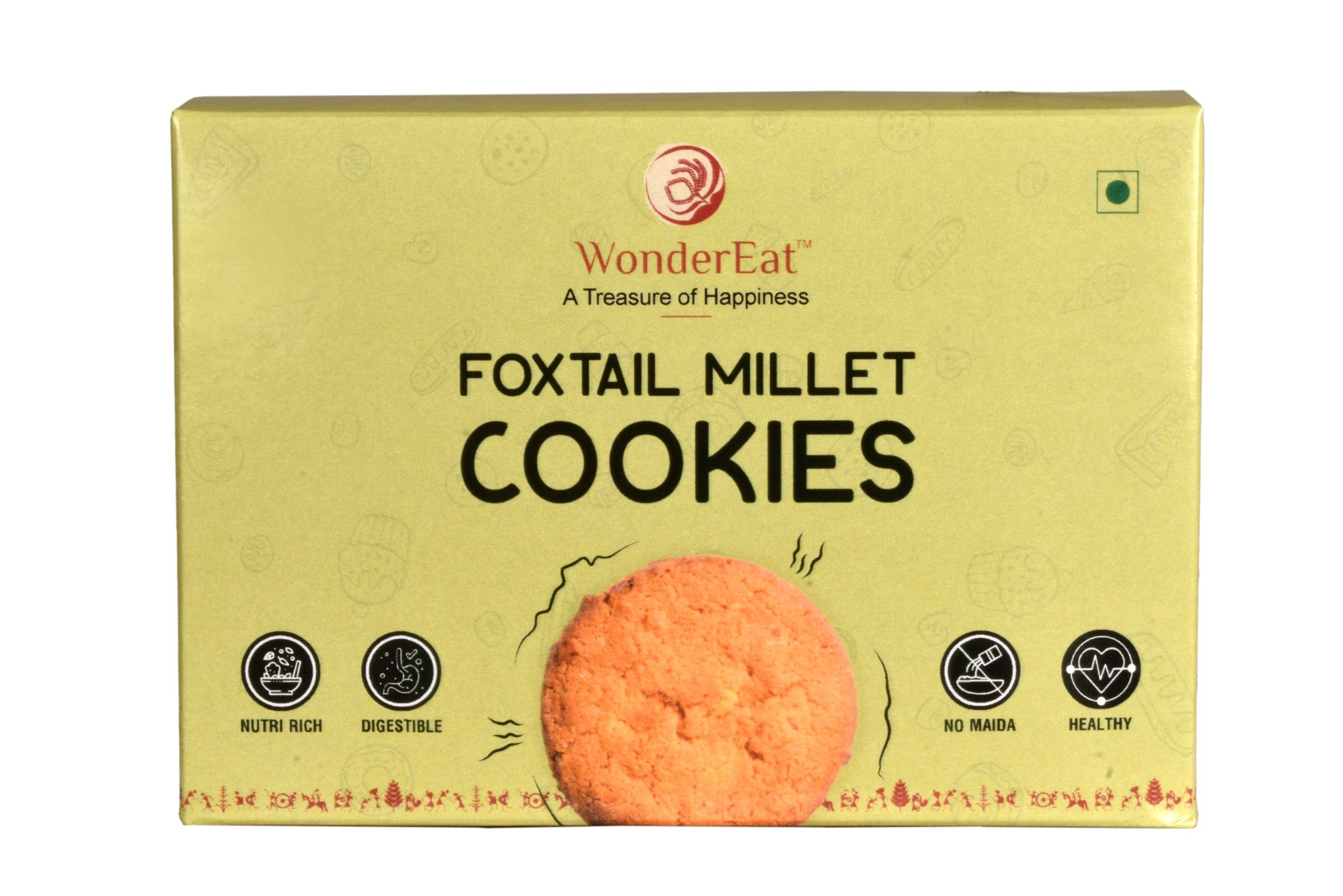 Picture of WONDEREAT FOXTAIL MILLET COOKIES 100 GM
