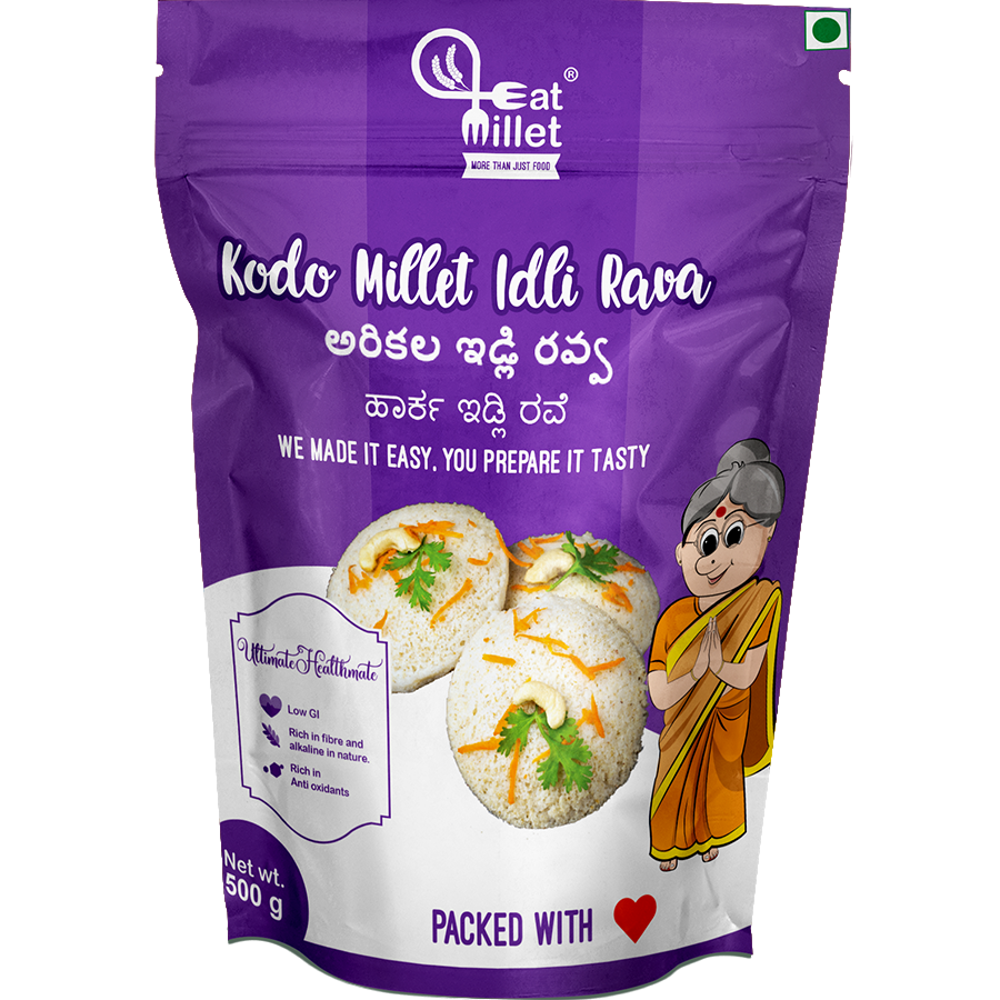Picture of Eat Millet Kodo Millet Idli Rava - 500 grams 