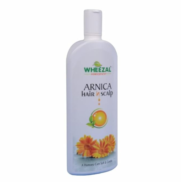 Show details for Wheezal Homeopathy Arnica Hair and Scalp Shampoo - 500 ml Picture of Wheezal Homeopathy Arnica Hair and Scalp Shampoo - 500 ml