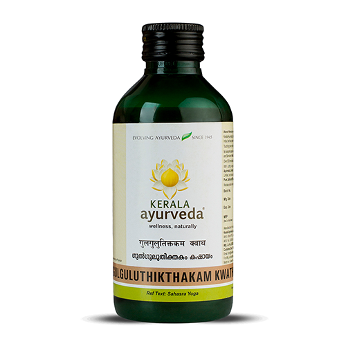 Show details for Kerala Ayurveda Gulguluthikthakam Kwath - 200 ML Picture of Kerala Ayurveda Gulguluthikthakam Kwath - 200 ML