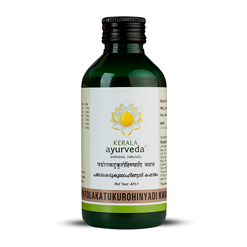 Show details for Kerala Ayurveda Patolakatukurohinyadi Kwath - 200 ML Picture of Kerala Ayurveda Patolakatukurohinyadi Kwath - 200 ML