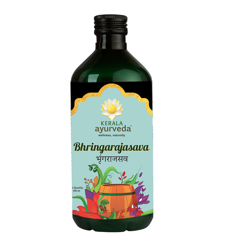 Picture of Kerala Ayurveda Bhringarajasava (Asava) 450 Ml