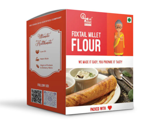 Show details for Eat Millet Foxtail Millet Flour (Buy 1Get 1 Free) - 700 gms Picture of Eat Millet Foxtail Millet Flour (Buy 1Get 1 Free) - 700 gms