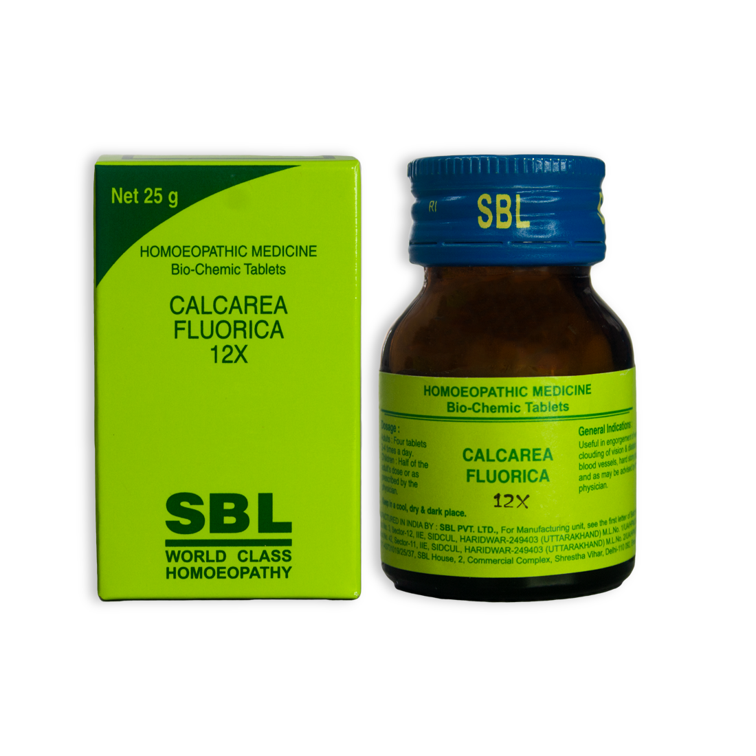 Picture of SBL Homeopathy Calcarea Fluorica Biochemic Tablet