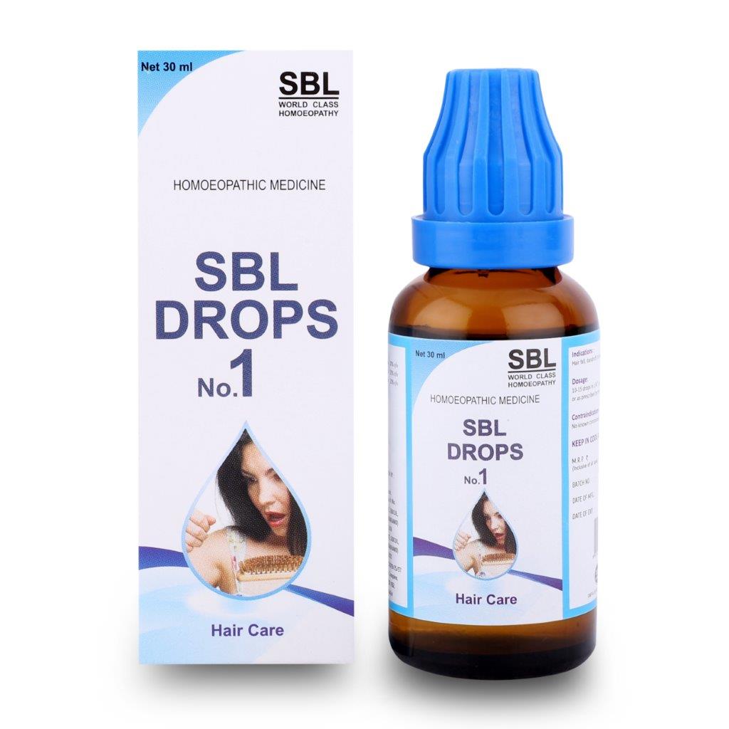 Show details for SBL Homeopathy Drops No 1 Hair Care - 30 ml Picture of SBL Homeopathy Drops No 1 Hair Care - 30 ml