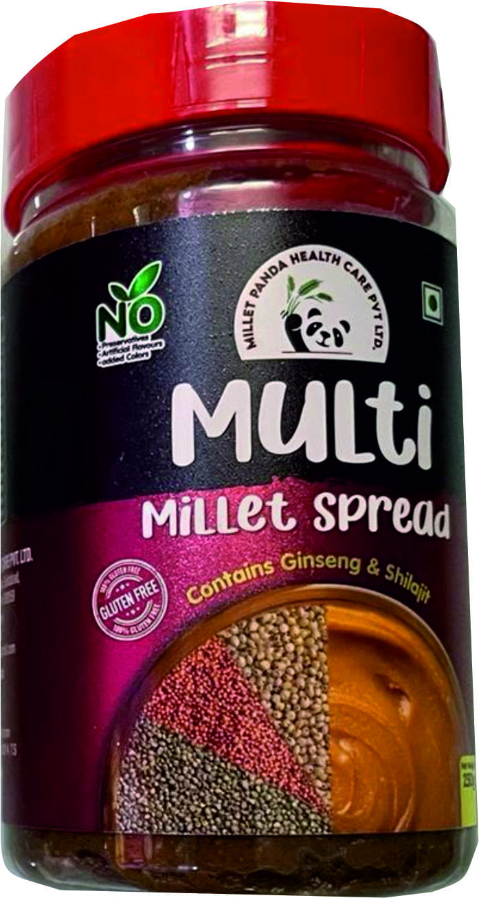 Picture of Millet Panda Multi Millet Spread with Ginseng & Shilajit - 250 gms