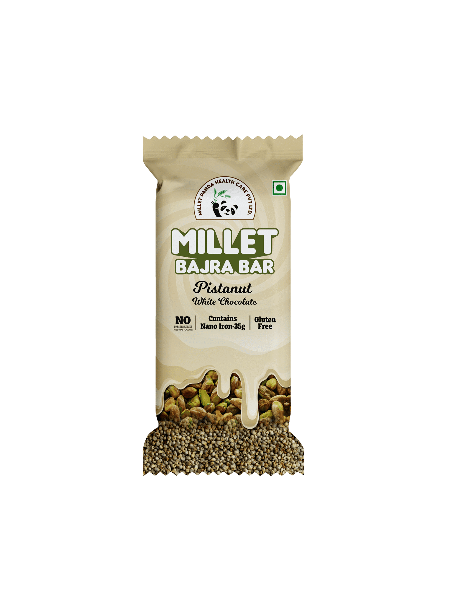 Show details for Millet Panda Millet Bajra Bar - 35 gms Picture of Millet Panda Millet Bajra Bar - 35 gms