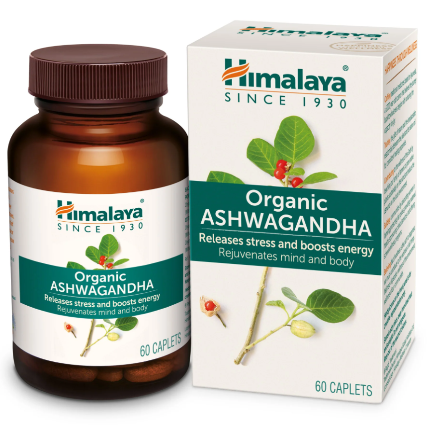 Show details for Himalaya Organic Ashwagandha - 60 Caplets Picture of Himalaya Organic Ashwagandha - 60 Caplets