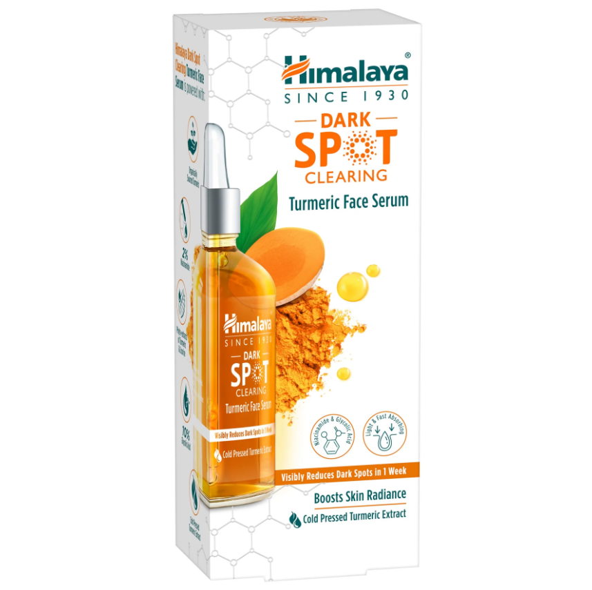 Show details for Himalaya Dark Spot Clearing Turmeric Face Serum - 30 ml Picture of Himalaya Dark Spot Clearing Turmeric Face Serum - 30 ml